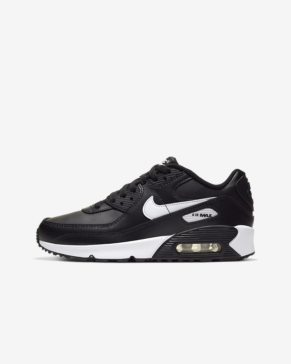 Nike Air store Max 90 LTR GS Sneakers Black CD6864-010 Youth Size 6